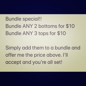 Bundle special!!!